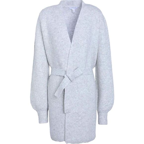Topshop Balloon Sleeve Tie Waist Cardigan NWT - Picture 1 of 4